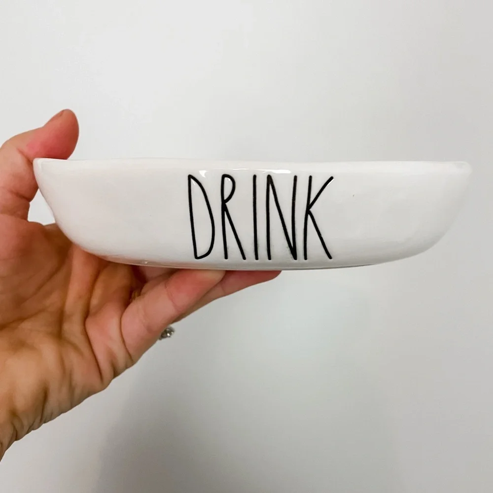 Rae Dunn Small Pet Water Bowl